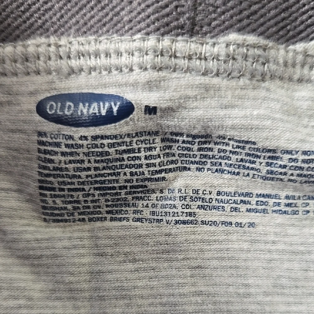 Old Navy Gray Boxer Briefs with Elastic Waistband and Fly Opening - Picture 2 of 3